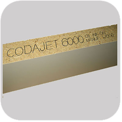 Industrial coding and marking on wood
